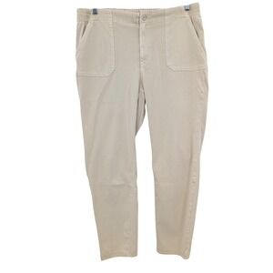 32 Degrees Women's Khaki Beige Pull-On Pants Stretch Comfort Casual Pants Sz L‎